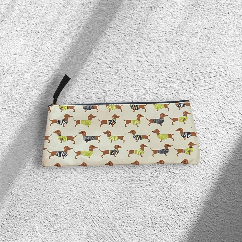 Dog Pattern cosmetic bag